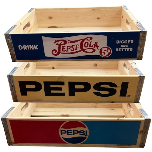 ウッドケース(木箱)ペプシ(PEPSI)コーラ