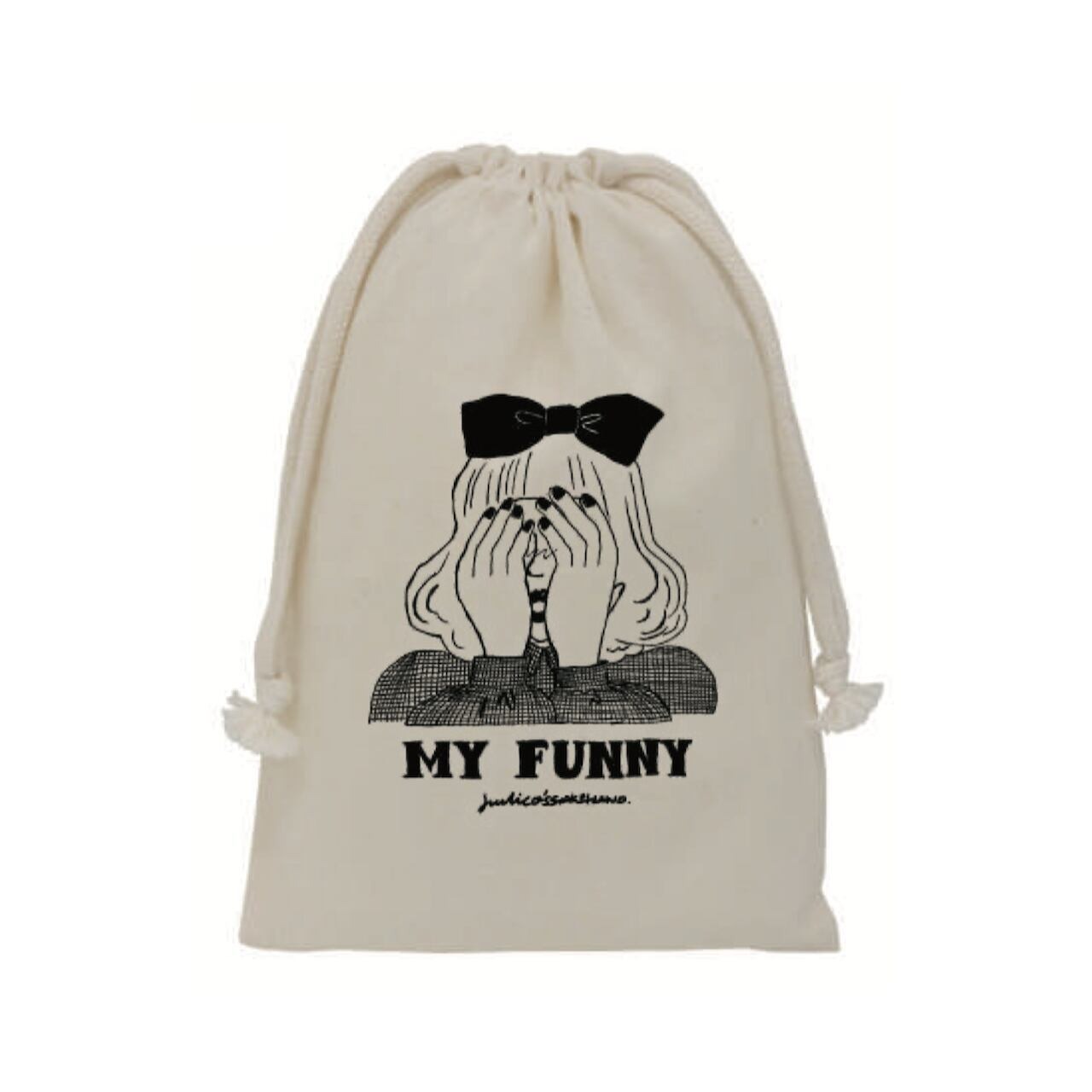 【コットン巾着】"MY FUNNY" / JULIO