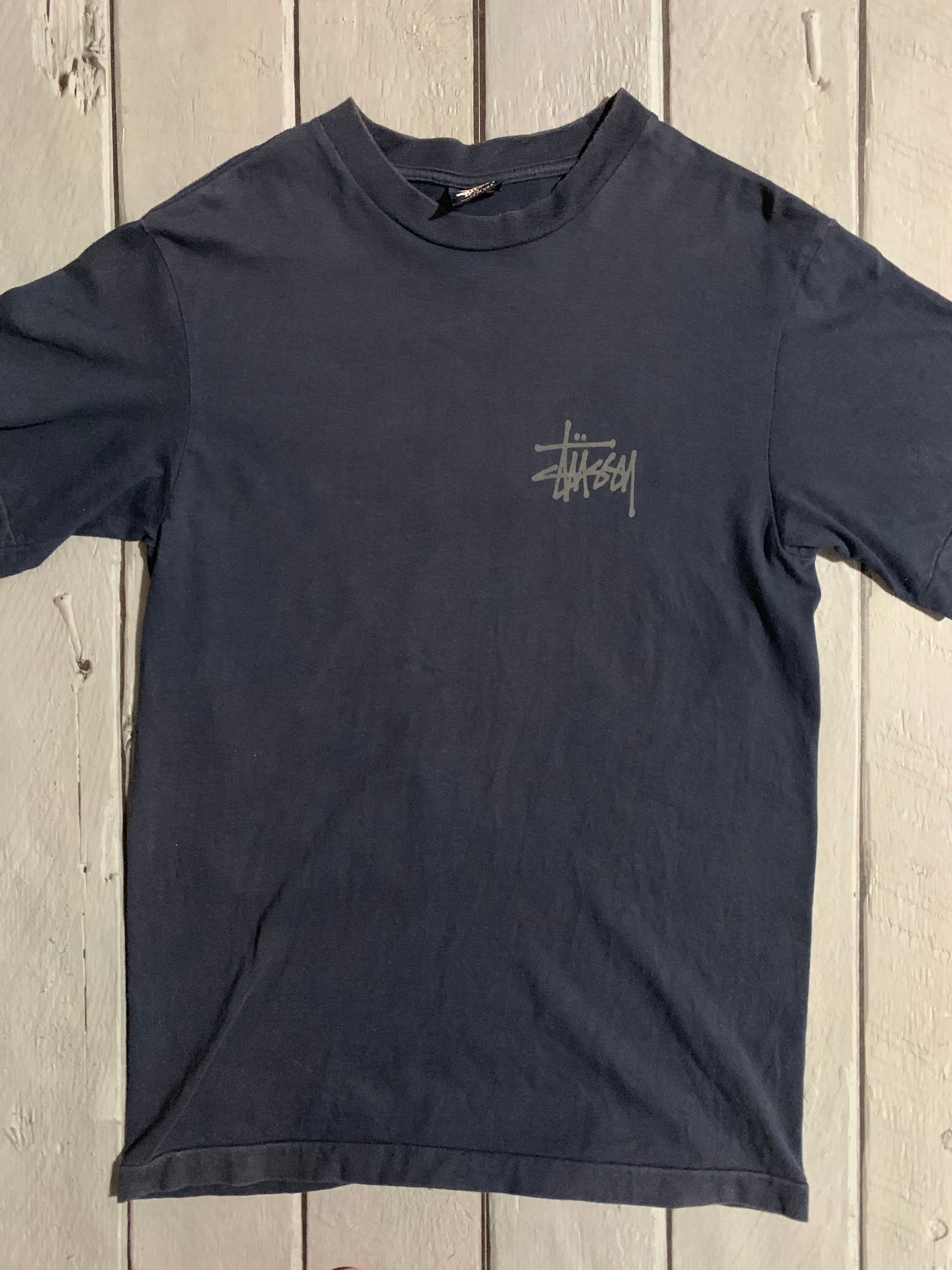 90's old stussy 2代目ドラゴン Tシャツ USA製 ステューシー