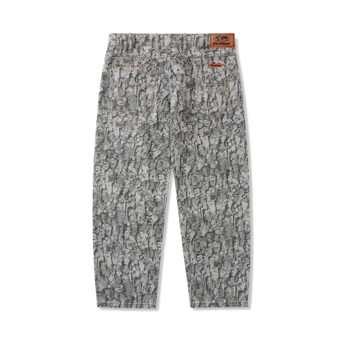 BUTTER GOODS BARK CAMO DENIM JEANS BLACK 32INCH