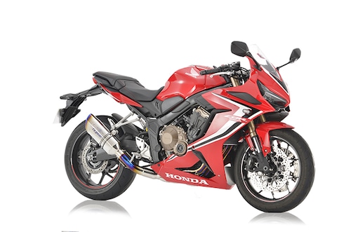 CBR650R('19～’22)('23～),CB650R('19～’22)('23～) GPスペック フルエキゾースト シングル チタンポリッシュ[GH53-T1ST］