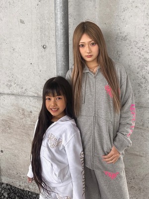 LEHUAOHIA -eternal love- HEART LOGO FULL ZIP HOODIE ［LHFUE007PS］