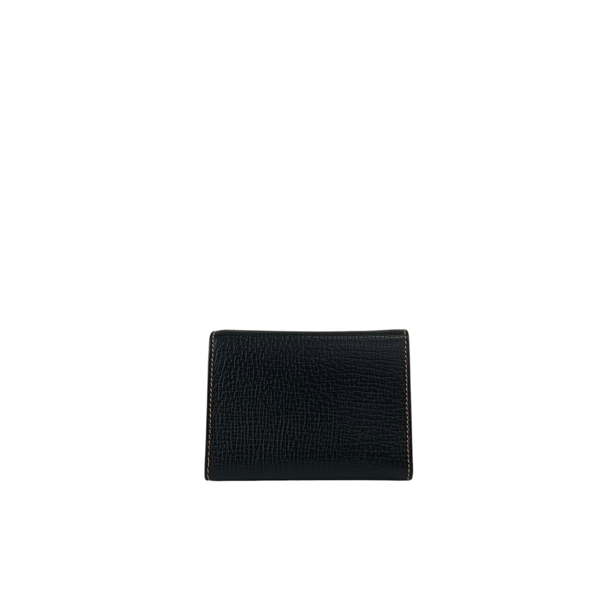 LOEWE ロエベ ショルダーバッグ ブラック ロゴ レザー ターンロック