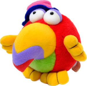 Old Miscellaneous: Stuffed Toy（Bird・Guava）