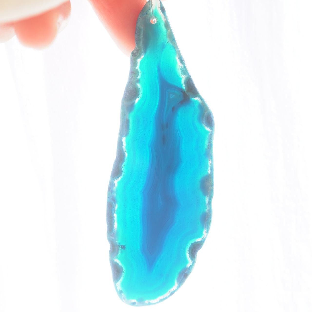 Marine Blue - アゲートヒーリングチャイム / Agate Sun Catcher Wind Chime 478