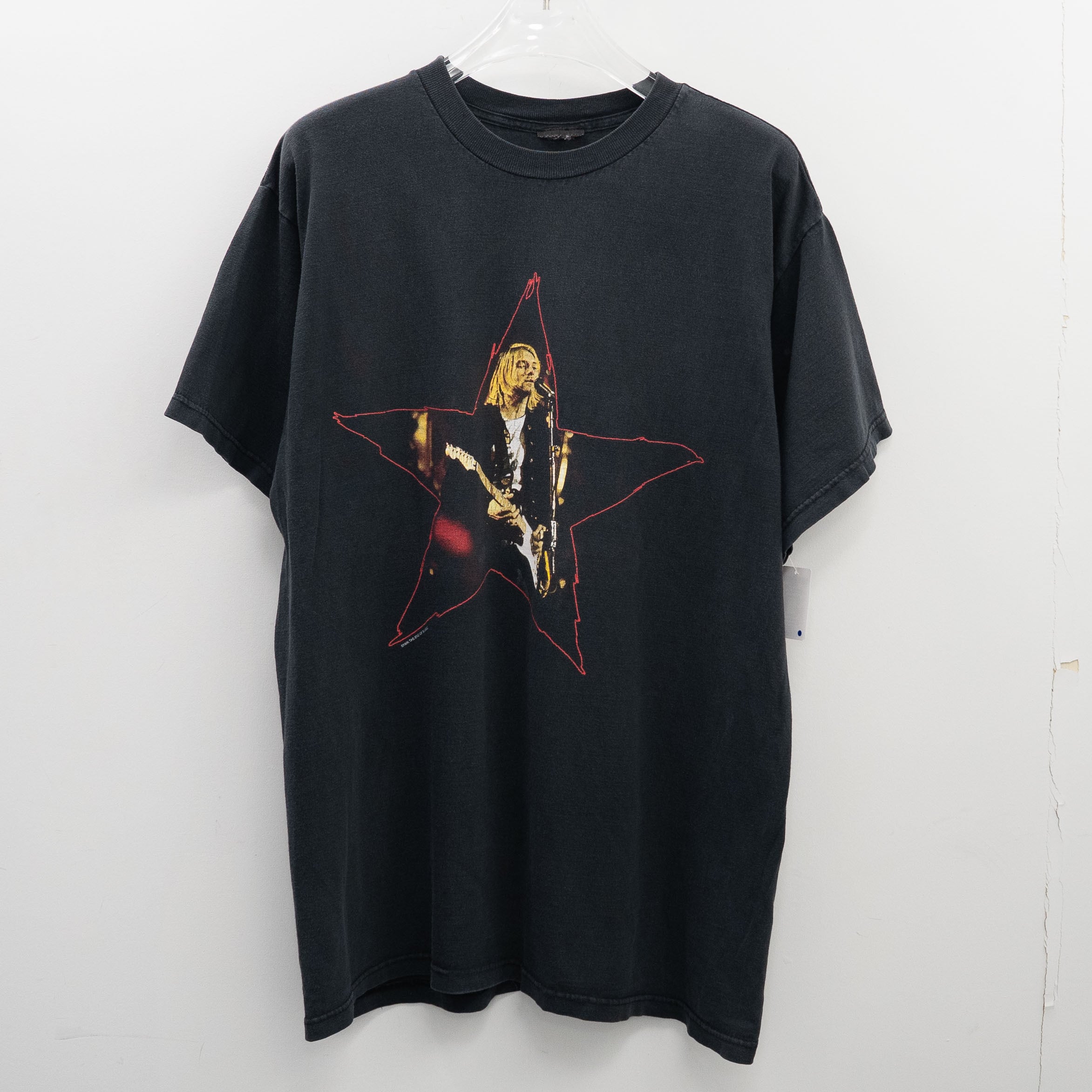 Nirvana "Kurt Memorial Star " Cut Tag Fits XL【A9-368】
