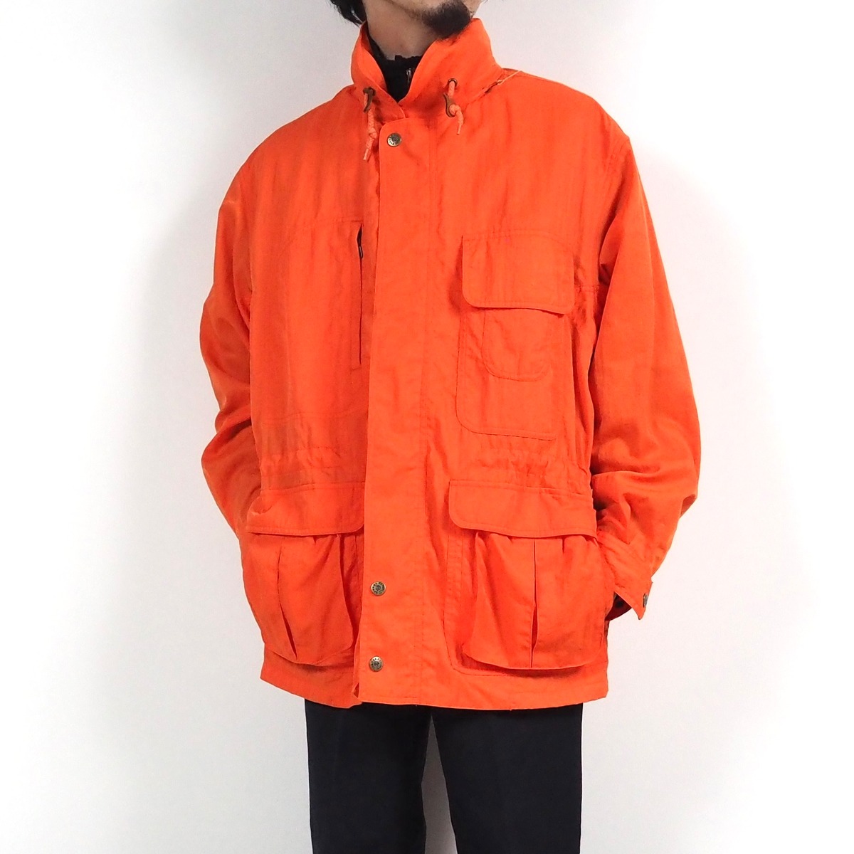 BANANA REPUBLIC TRAVEL Clothing safari jacket nylon S /Orange 90