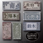 ハウス　プレート　（表札）