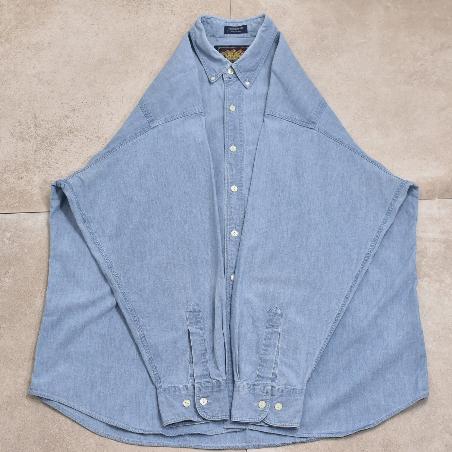 80s CHAPS Ralph Lauren chambray shirt | 古着屋 grin days memory