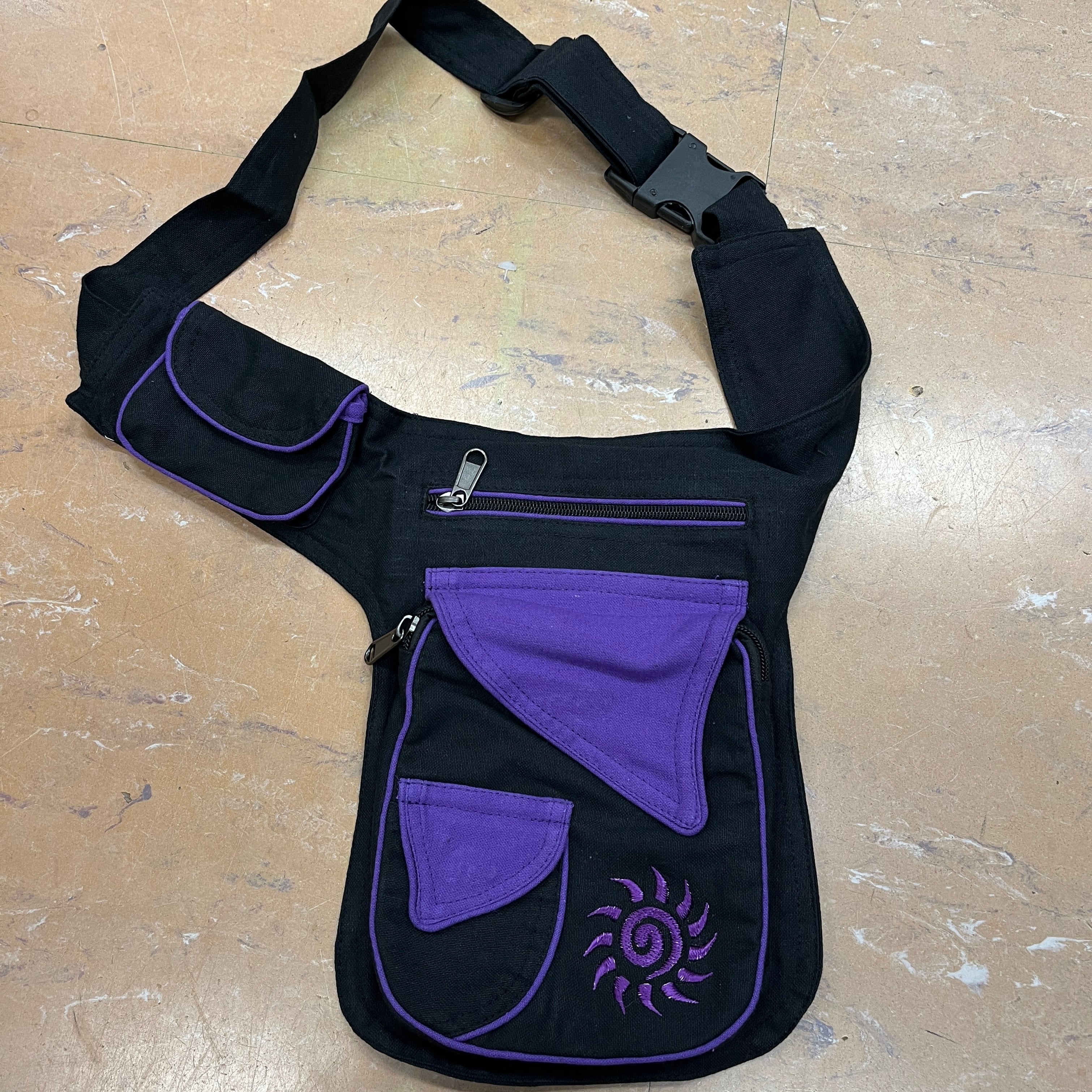 太陽柄シンプル2wayボディバッグ | アジアン雑貨ルチュ