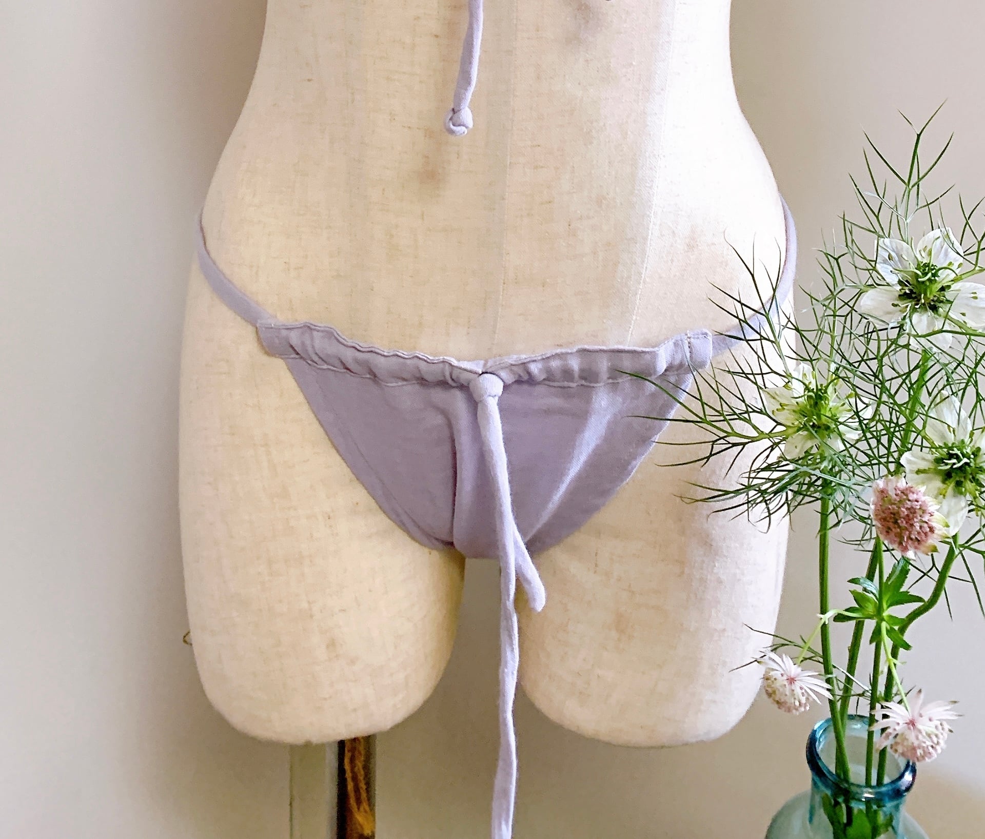 締めつけない下着　“ゆる〜りパンツ“ ラベンダー　第7チャクラ