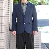 80's LEVI’S action suit tailored jacket navy