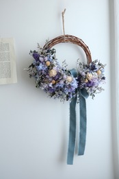 half  wreathe blue