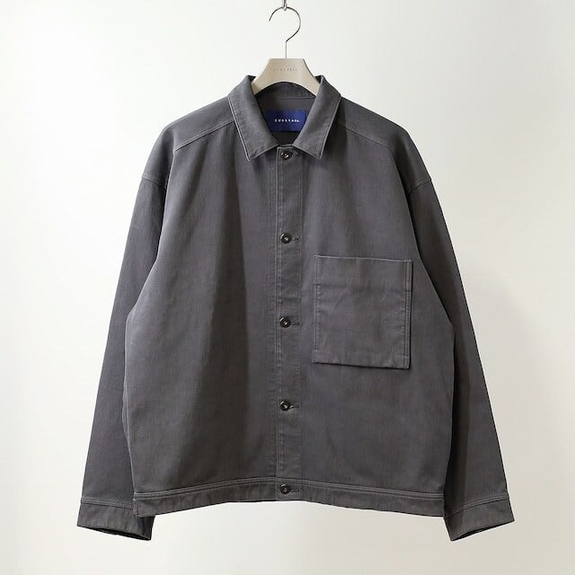 CURLY&Co.(カーリー) DENIM TRUCKER JACKET -slate gray- | サウス