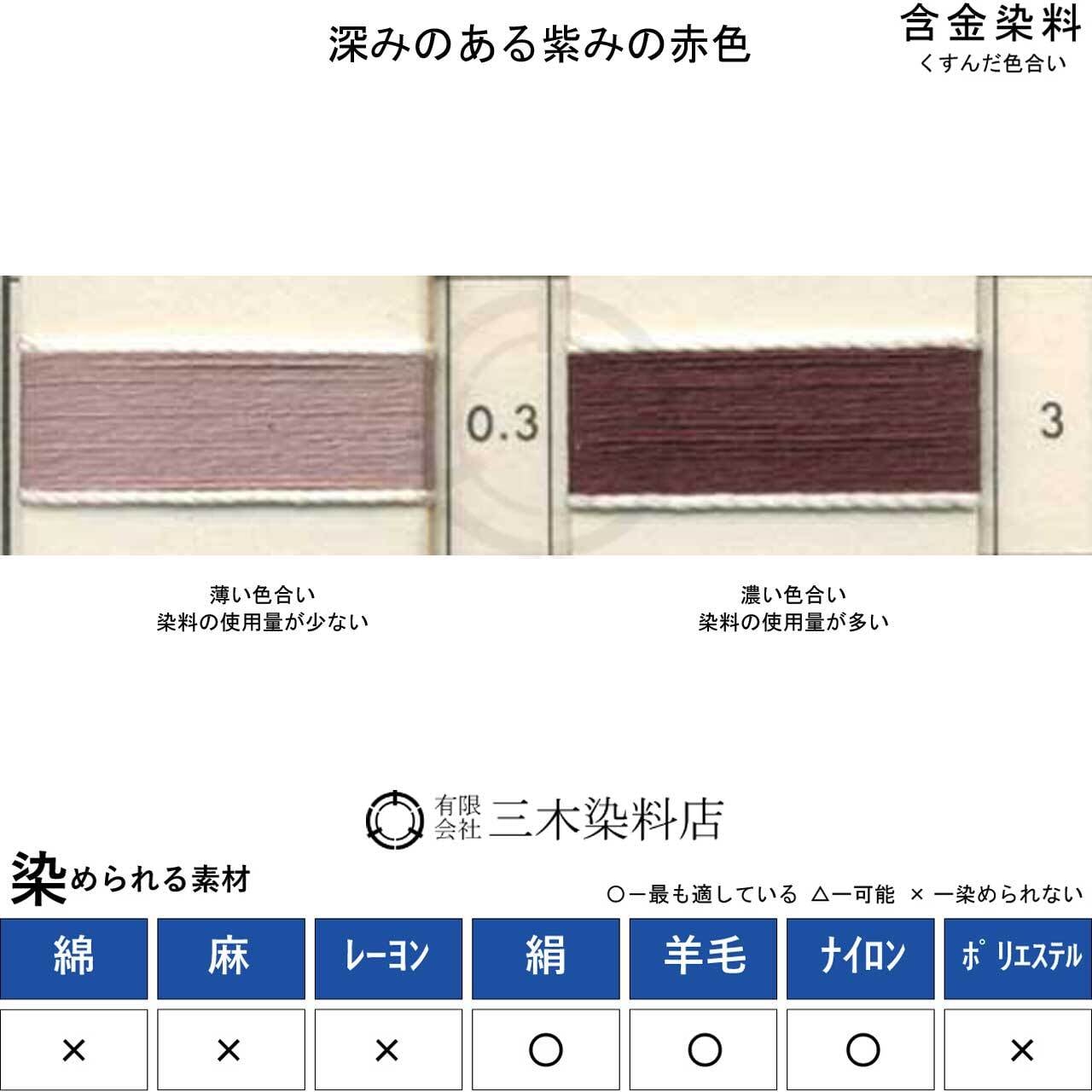 酸性染料｜絹・羊毛・ナイロンを染める｜20g｜カヤノールミーリング