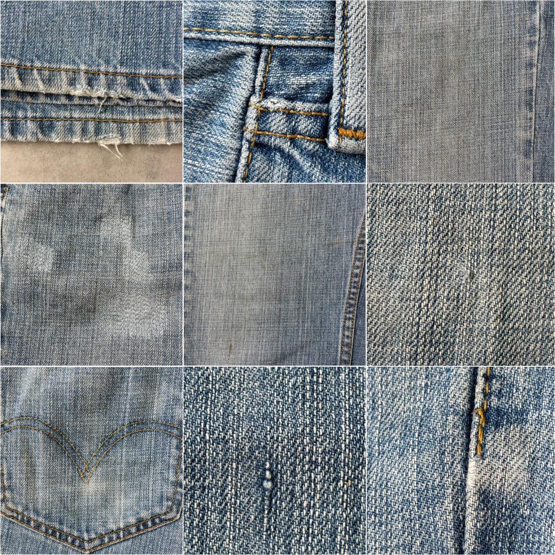 リーバイス527 Levis W35 フレア ブーツ 青 古着 ヒゲ 22210 | fuufu