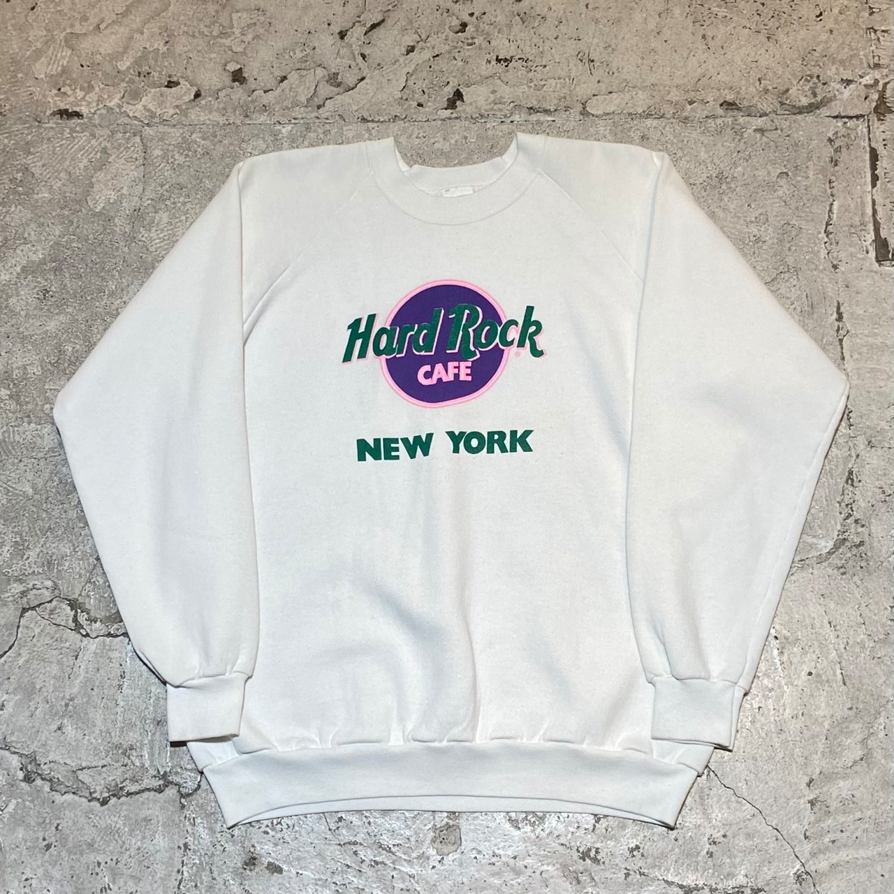 hard rock cafeハードロックカフェ ラグランスリーブ USA 90