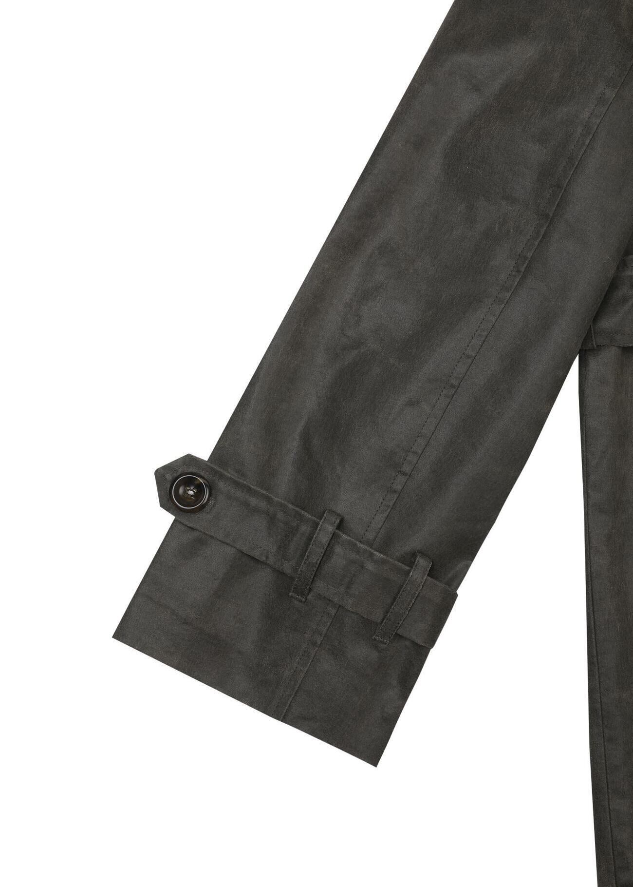 BOHEMIAN SEOUL] COTTON SUEDE TRENCH COAT, BROWN 正規品 韓国