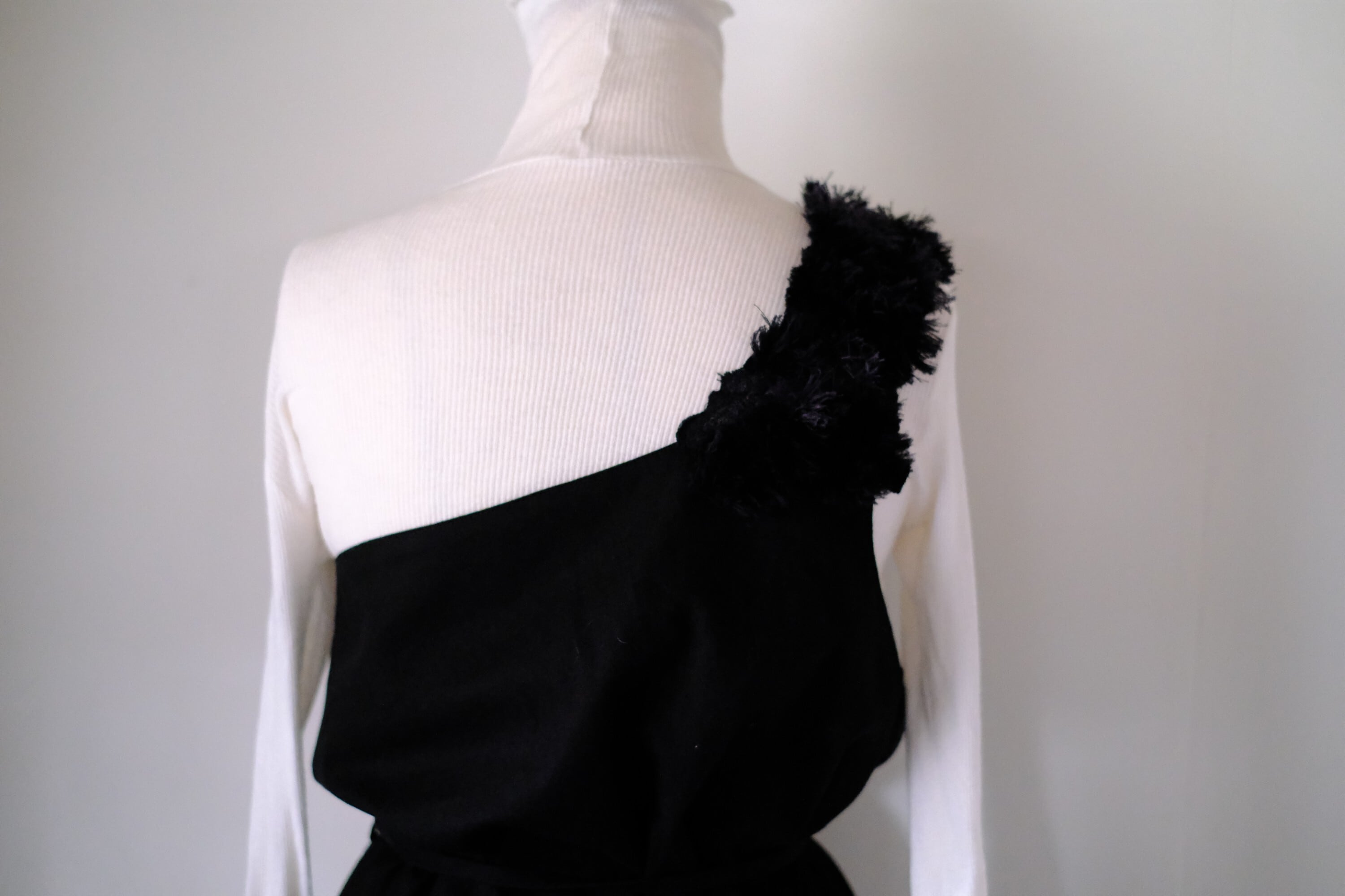 ワンショルダーワンピース cl-168