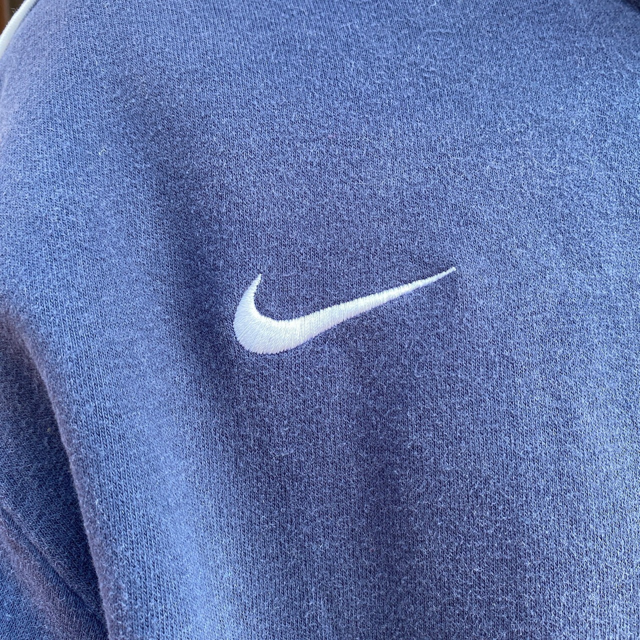 NIKE ナイキ ロゴ刺? ハーフジップ スウェットシャツ メンズXL 古着 