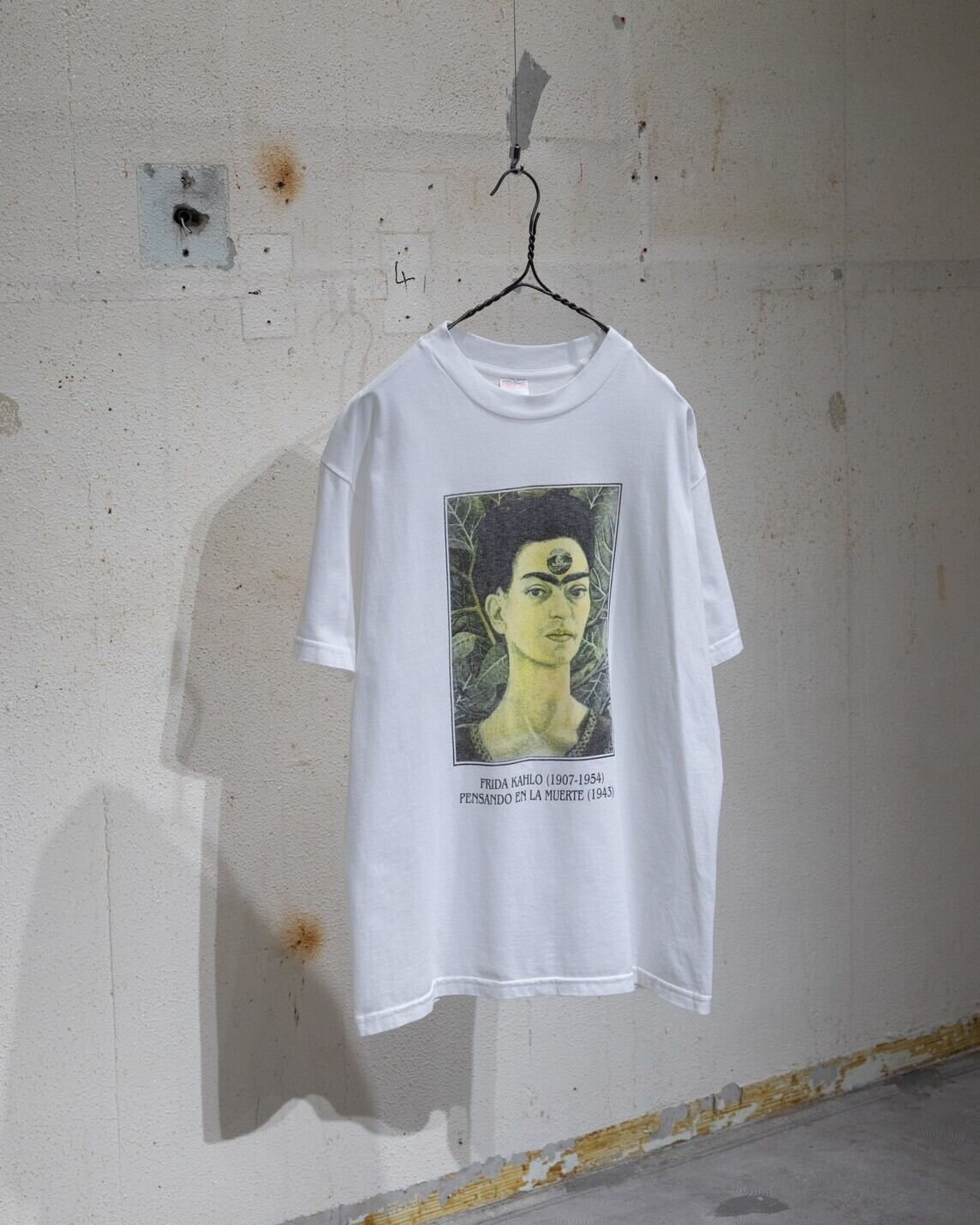 1990s vintage art printed T-shirt / 