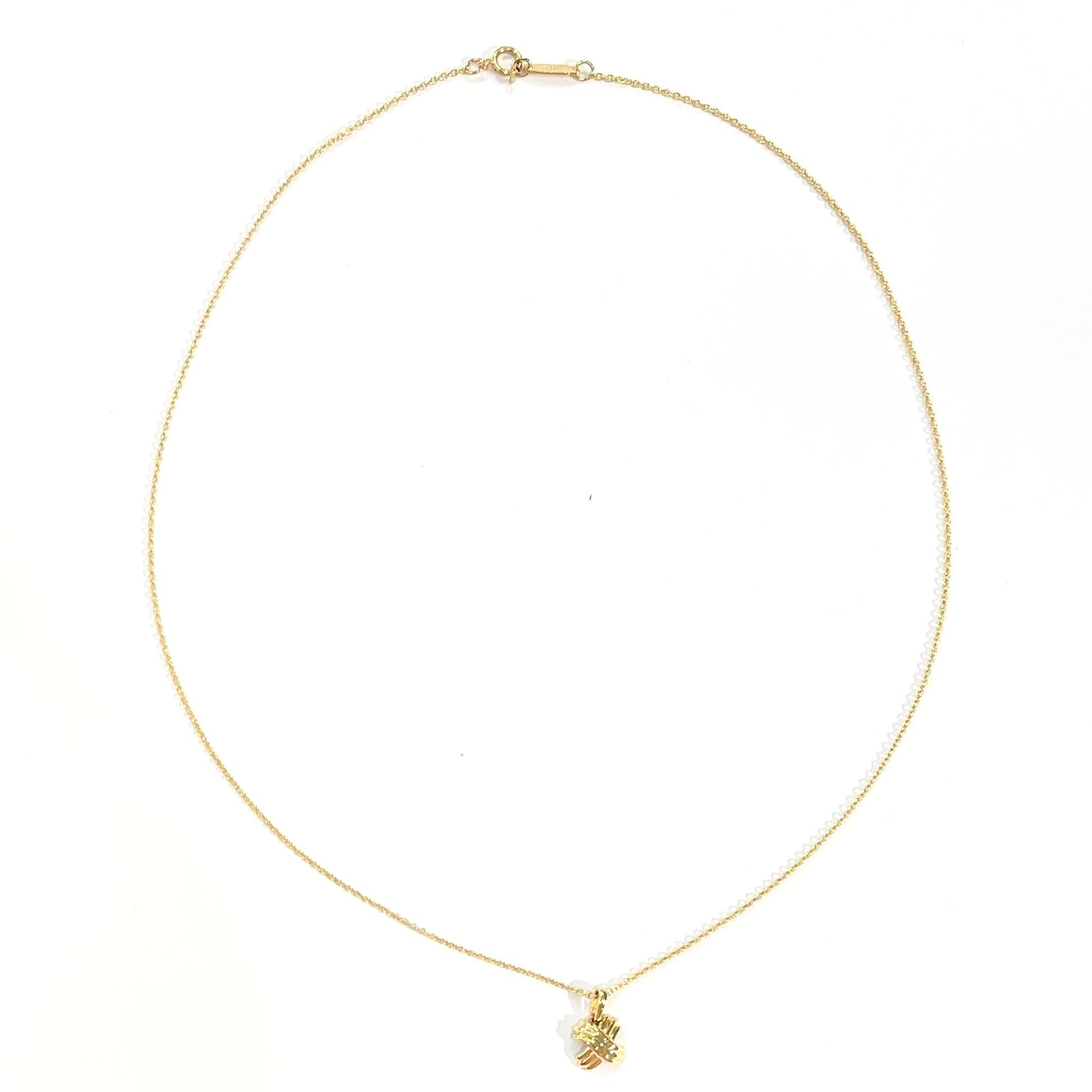 TIFFANY & Co.】【750】2907 18K シグネチャー ネックレス／750 K18YG