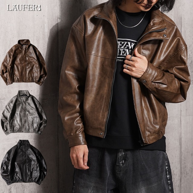 ◆ヴィンテージライク スタンド ショートジャケット◆lf-253-2847