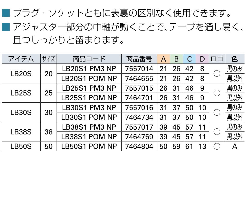 YKK バックル LB38S 1個単位 | Pay ID