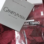 【美品 社交ダンス衣装】ワンピース ドレス GENETVIVIEN 赤 ワインレッド 袖なし ノースリーブ シック クラシカル 大人っぽい