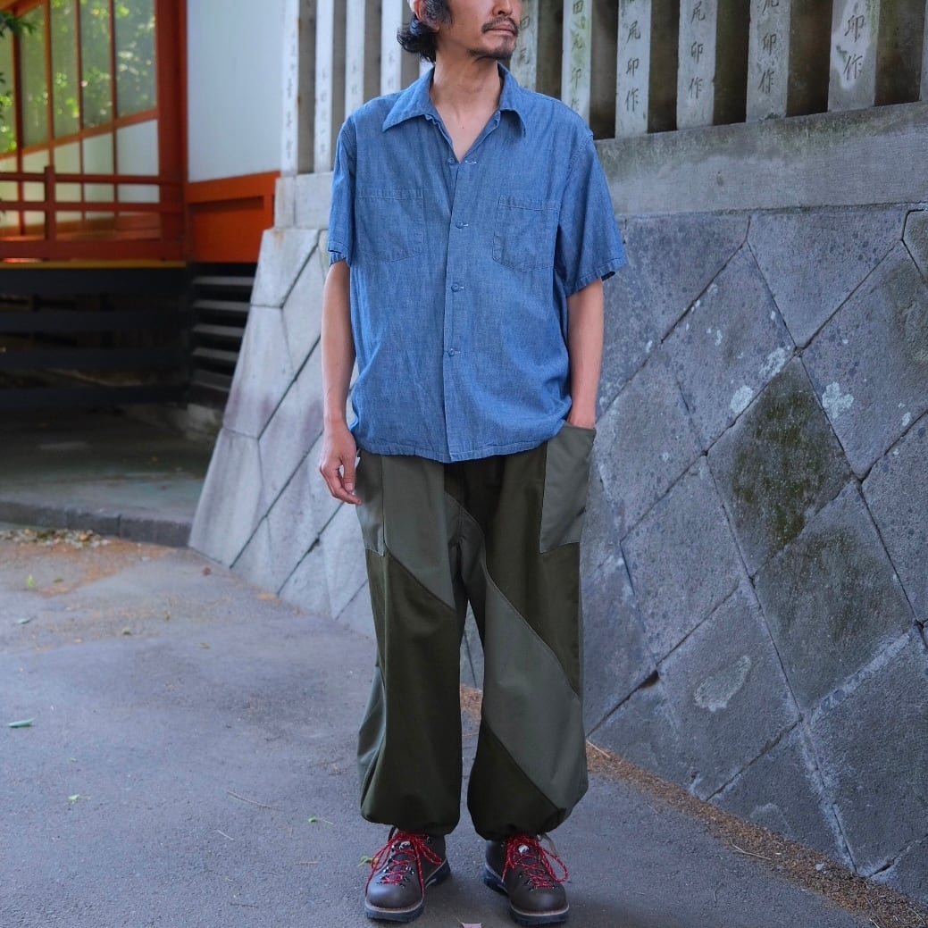 KENNETH FIELD(ケネスフィールド) /TAO TRAVEL TROUSER -OLIVE-(60