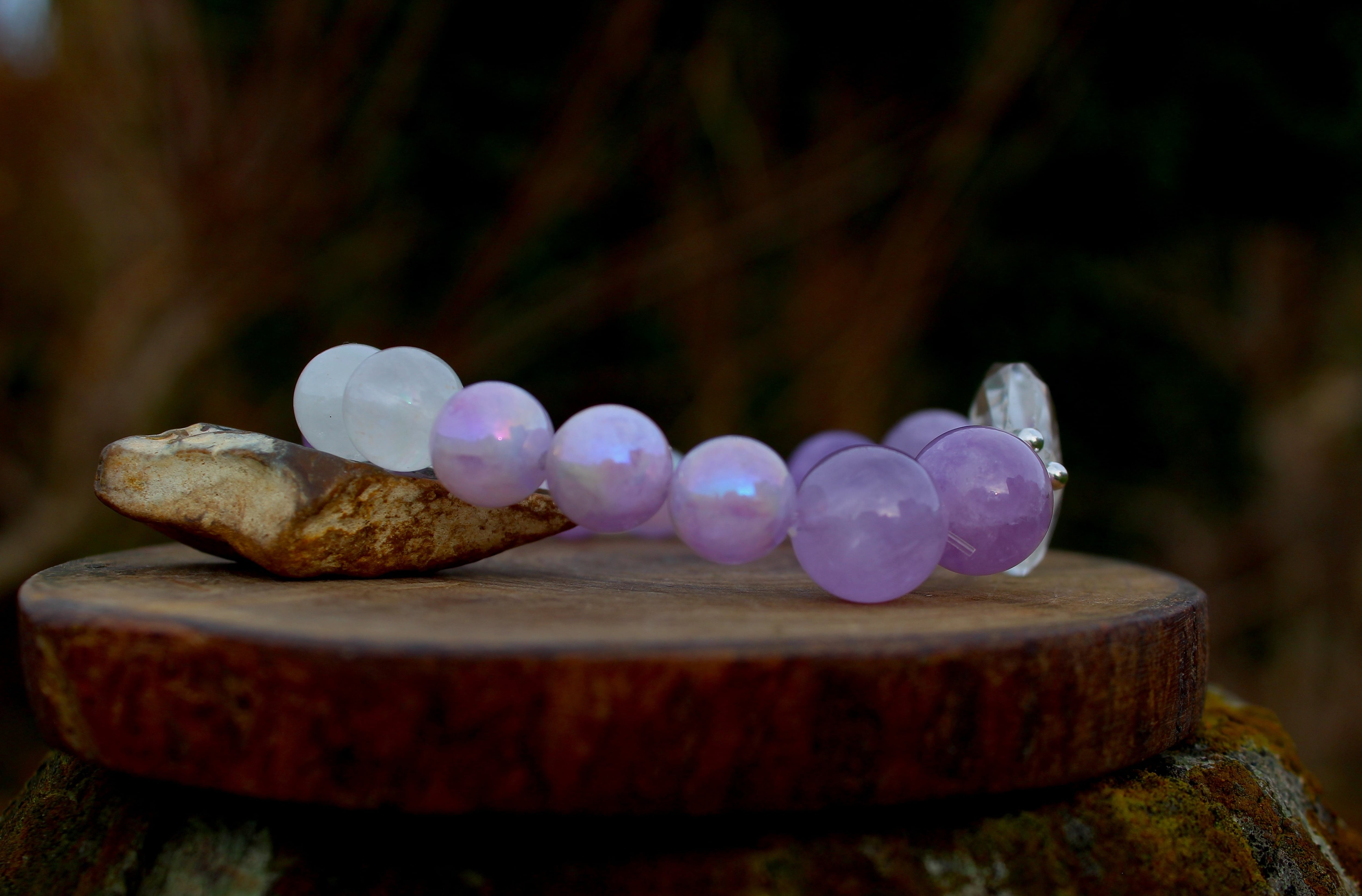 チタニウムレインボーオーラファントムクォーツ 生命エネルギーが循環