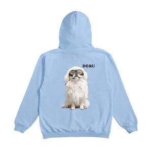 ペキニーズ　バックデザインフーディパーカー