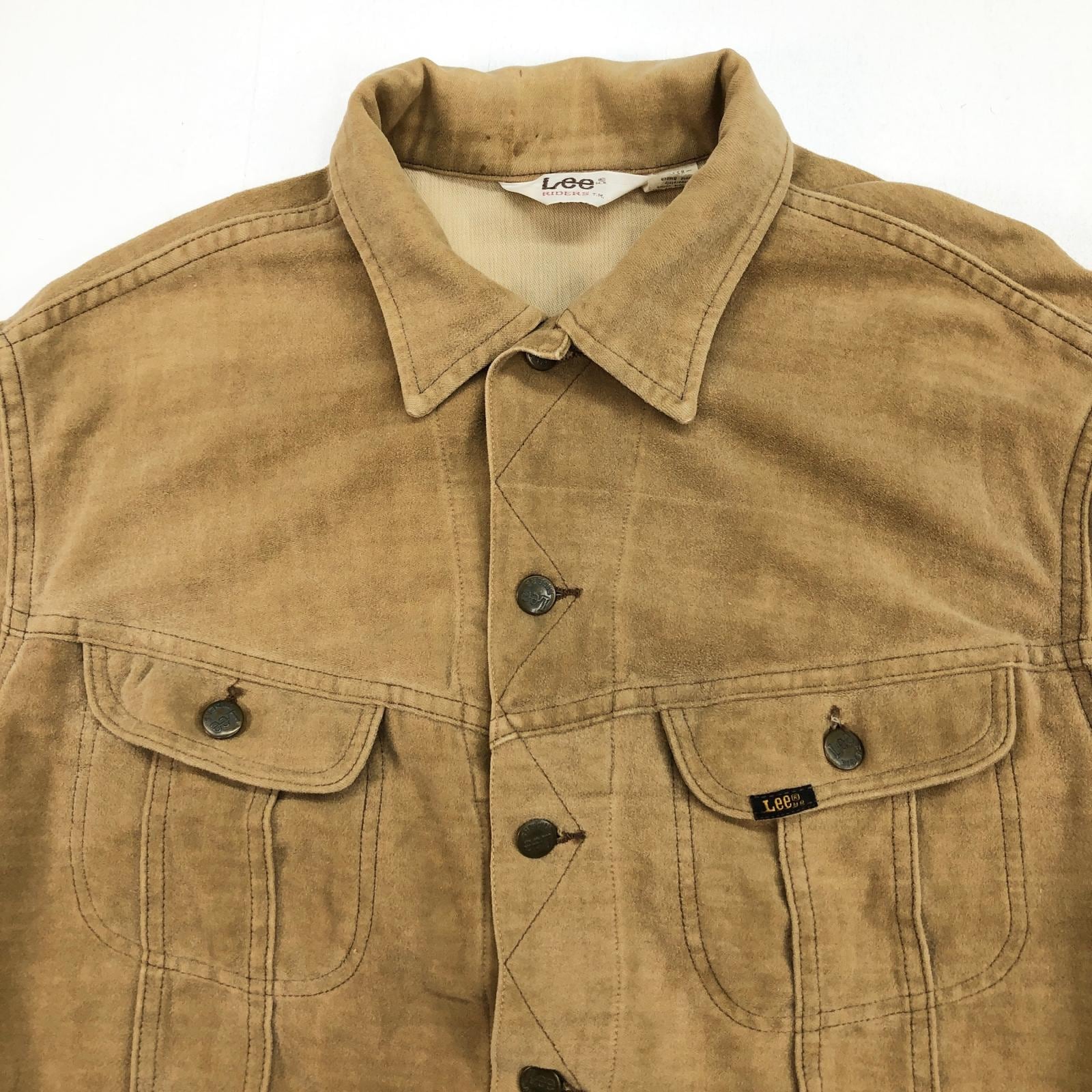 LEE リー 70年代 モールスキン トラッカージャケット 三角白タグ LEE リー 70年代 モールスキン トラッカージャケット 三角白タグ