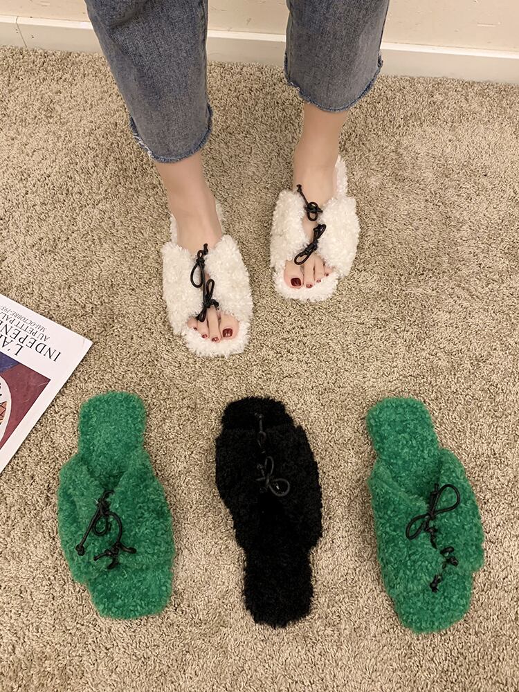 スタイルオータムウィンターミュール 靴 シューズ コットン レース 秋物 冬物 レースアップ 部族の婦人靴87979474019