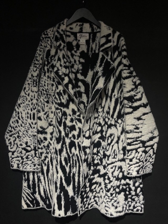 【WEAPON VINTAGE】Monotone Coloring White Tiger Pattern Haori Jacket
