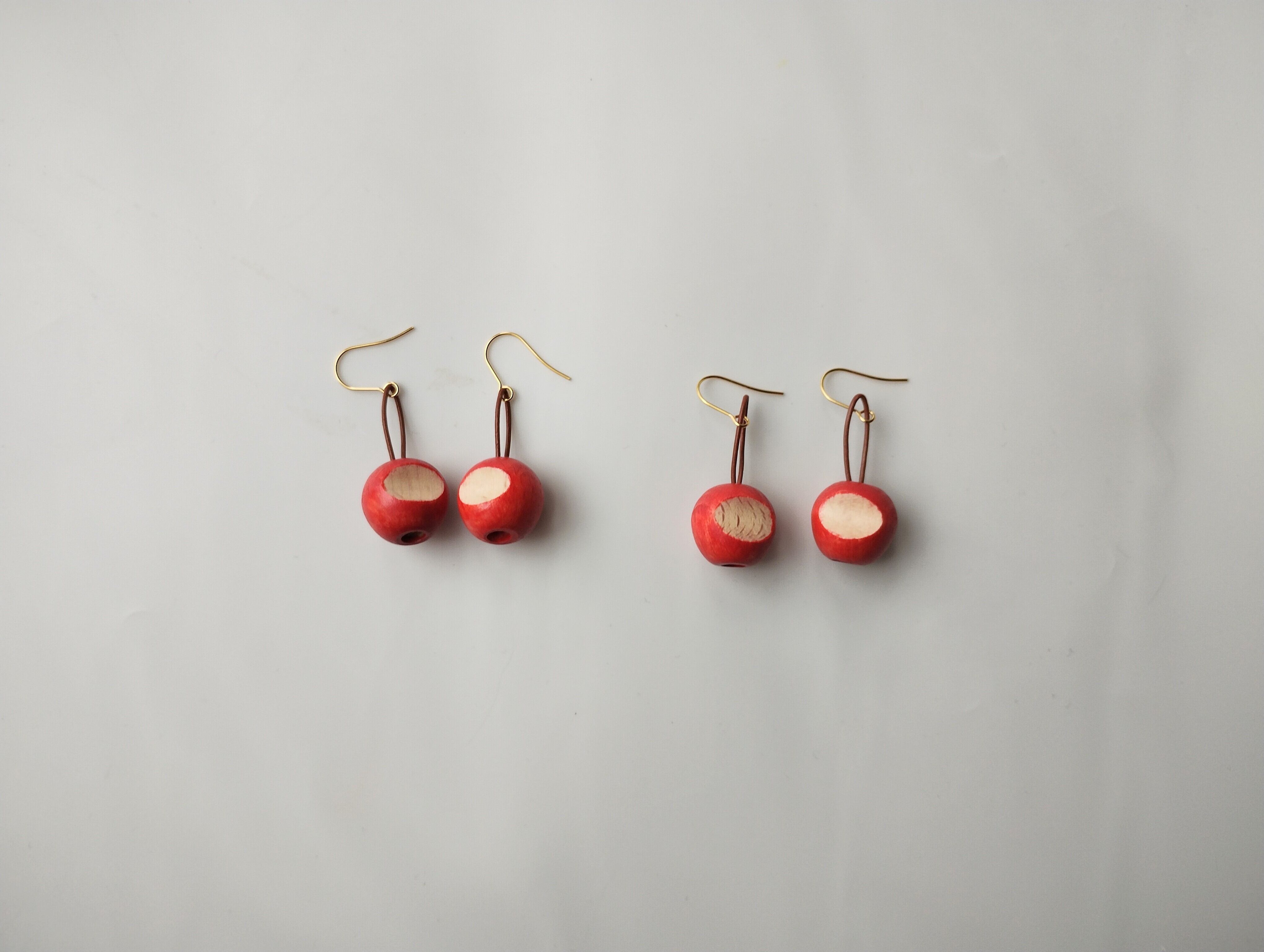 リンゴのピアス | seki omocha