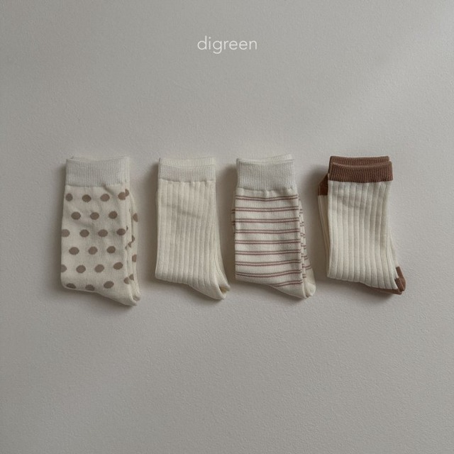 digreen25su_Together Socks Cream