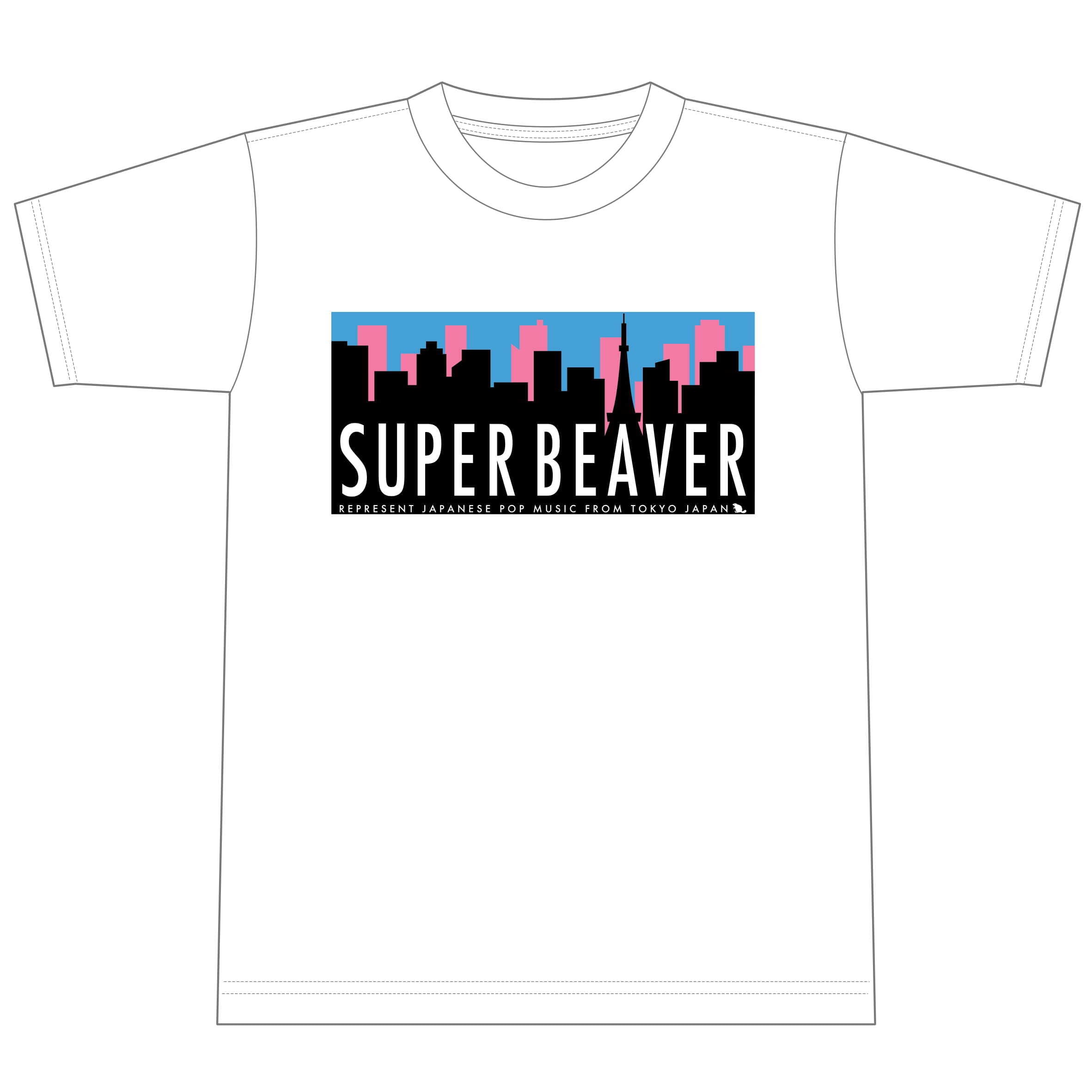 スーパービーバーTシャツAZUL スーツセットアップ　SUPERBEAVER Tシャツ