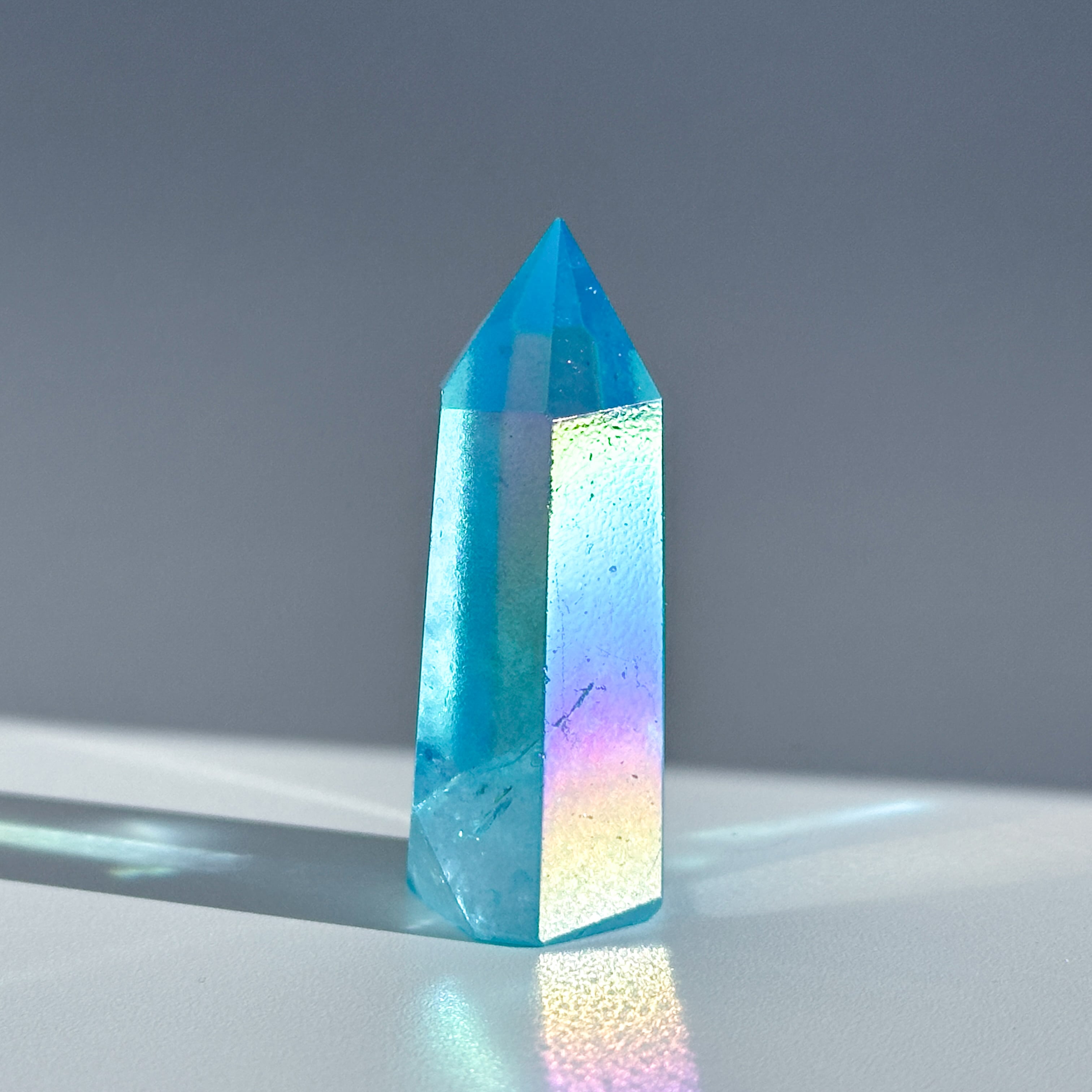 アクアオーラクォーツ タワー 61✧ Aqua Aura Quartz ✧天然石・鉱物