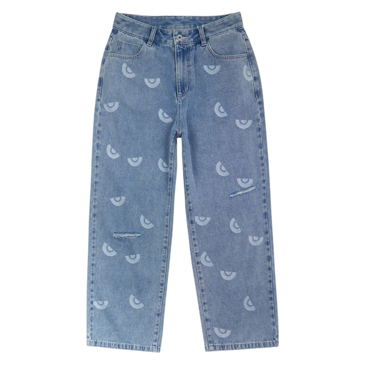 送料無料 【HIPANDA ハイパンダ】レディース デニムパンツ WOMEN'S DENIM PANTS / LIGHT BLUE