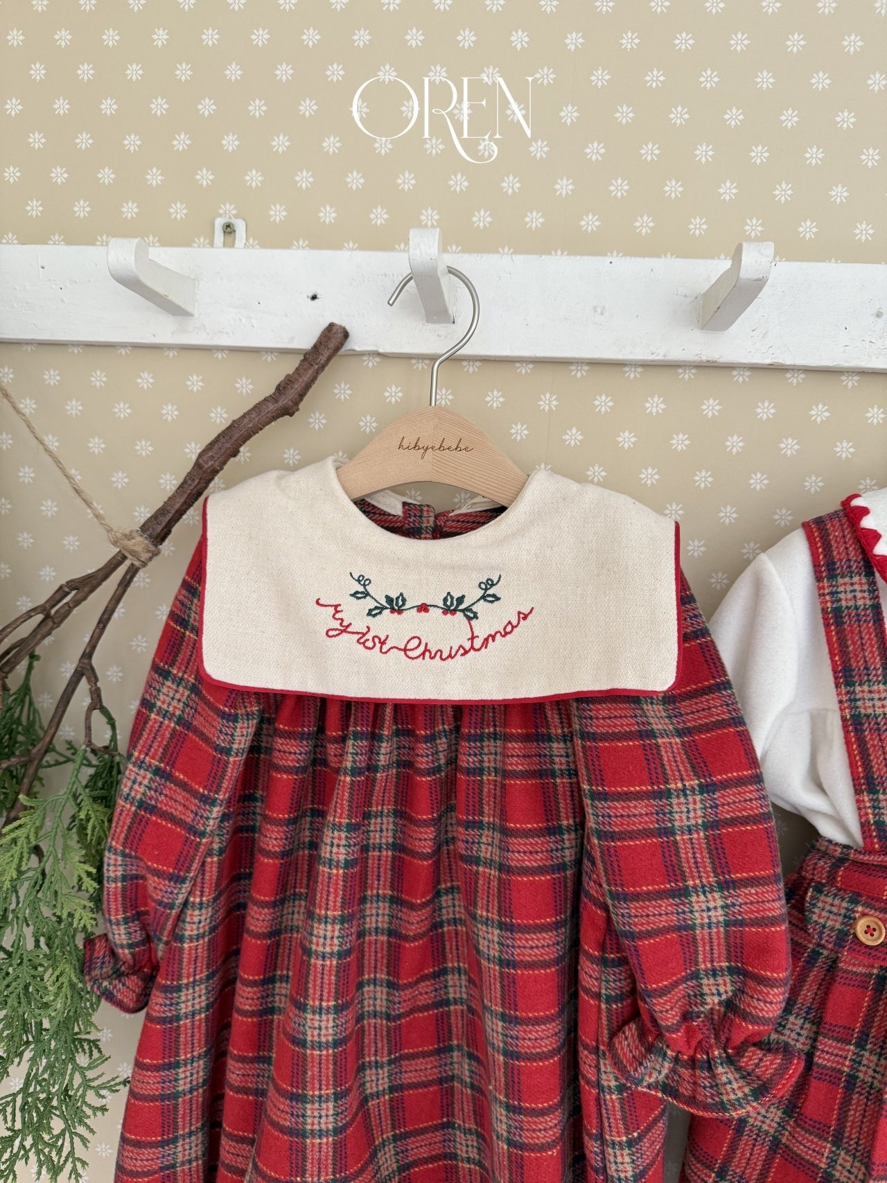 Oren X-mas［取寄］eve check onepiece