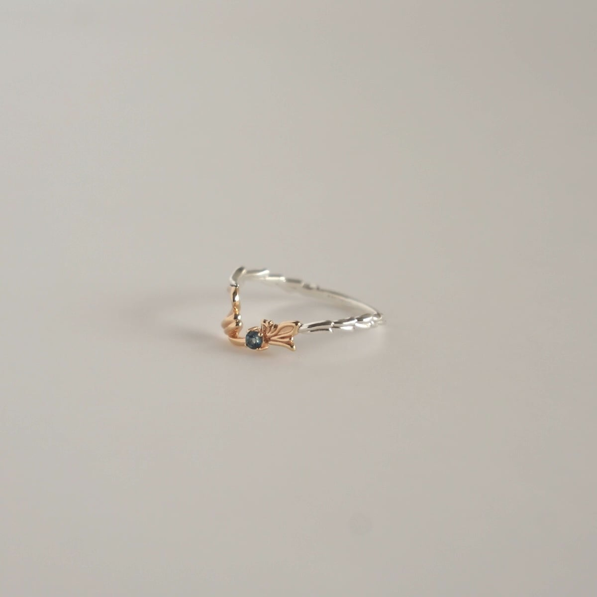 Scorpio 蠍座 / London blue Topaz＞zodiac sign ring | MR-135 | KINARIYA