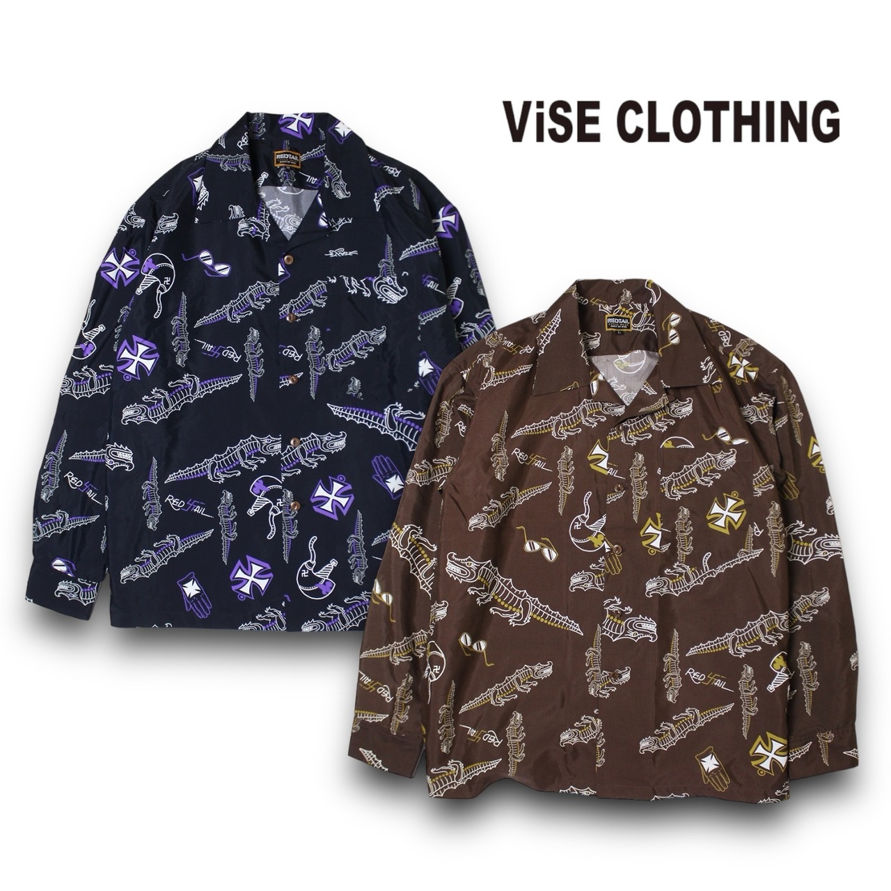 ViSE CLOTHiNG【バイスクロージング】WiLD DRAGON L/S Shirt | BETTON  