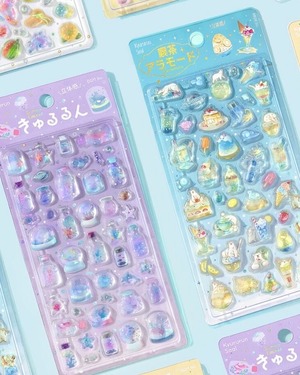 きゅるるんシール　夏限定　4種セット