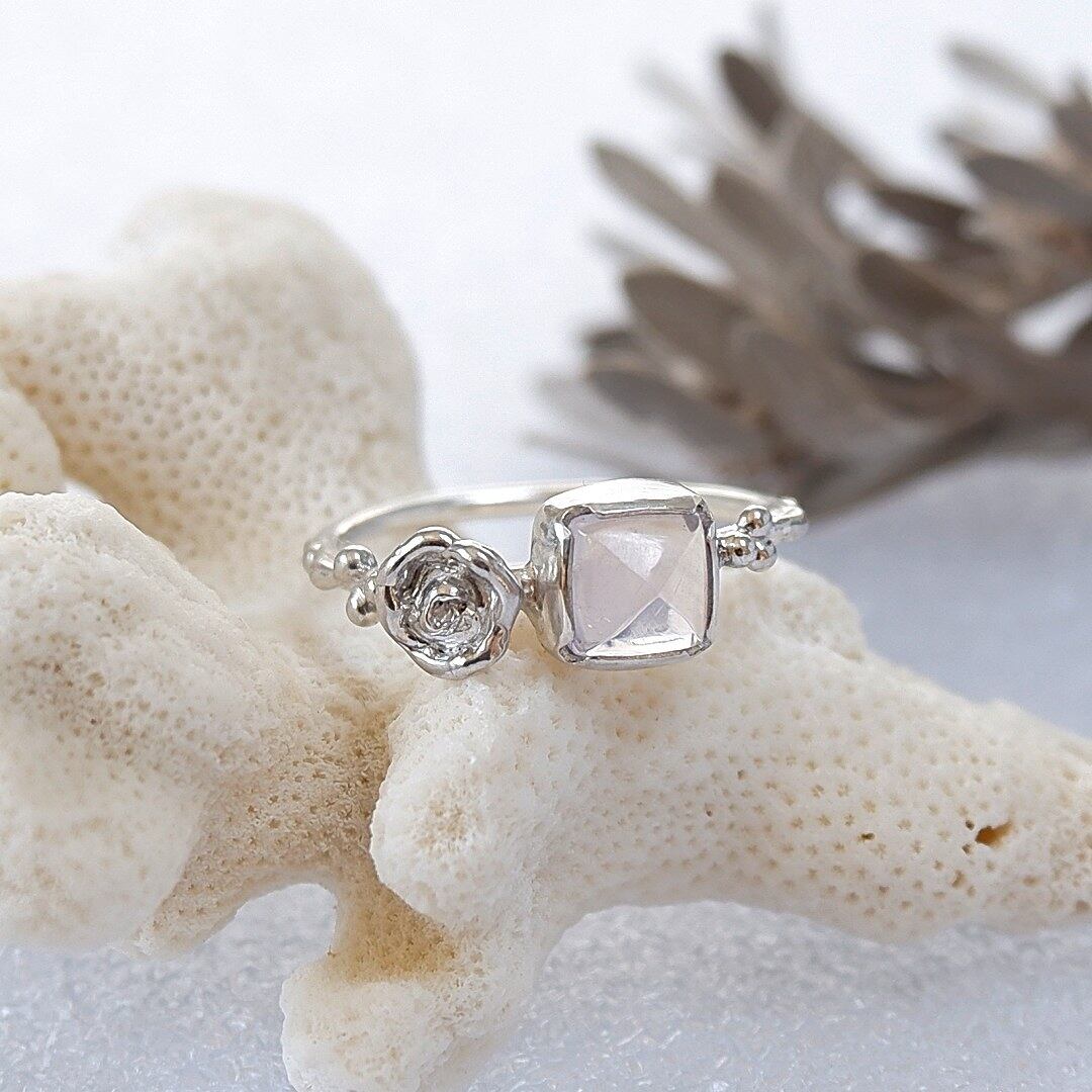 独特な店 93718フール 天然石リング8点セット SILVER925 phoolバラ売可