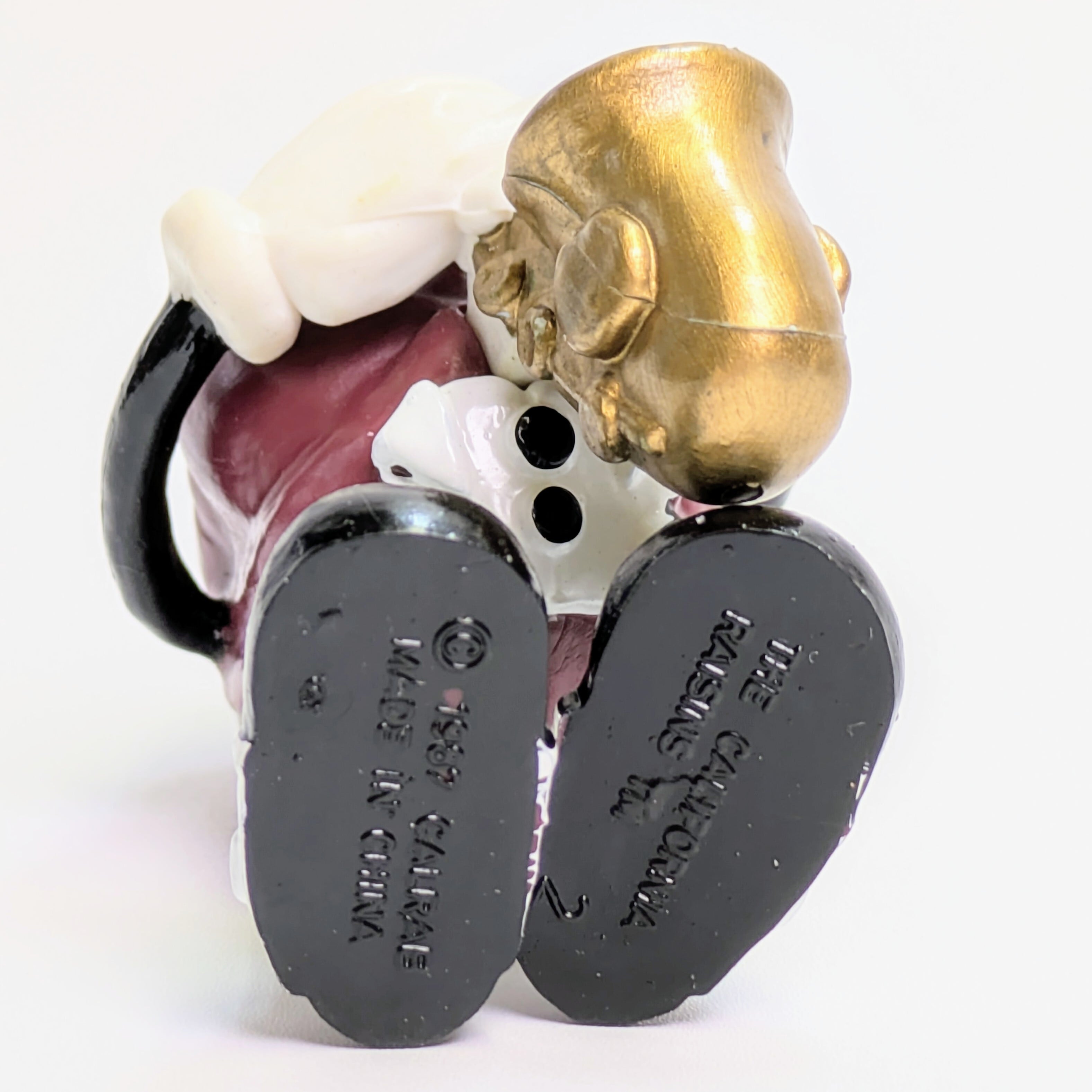 ☆ VINTAGE ☆ 1987年製【California Raisins(カリフォルニアレーズン)】 Saxophone Player PVC フィギュア ビンテージトイ 〚アメリカン雑貨 アメトイ〛