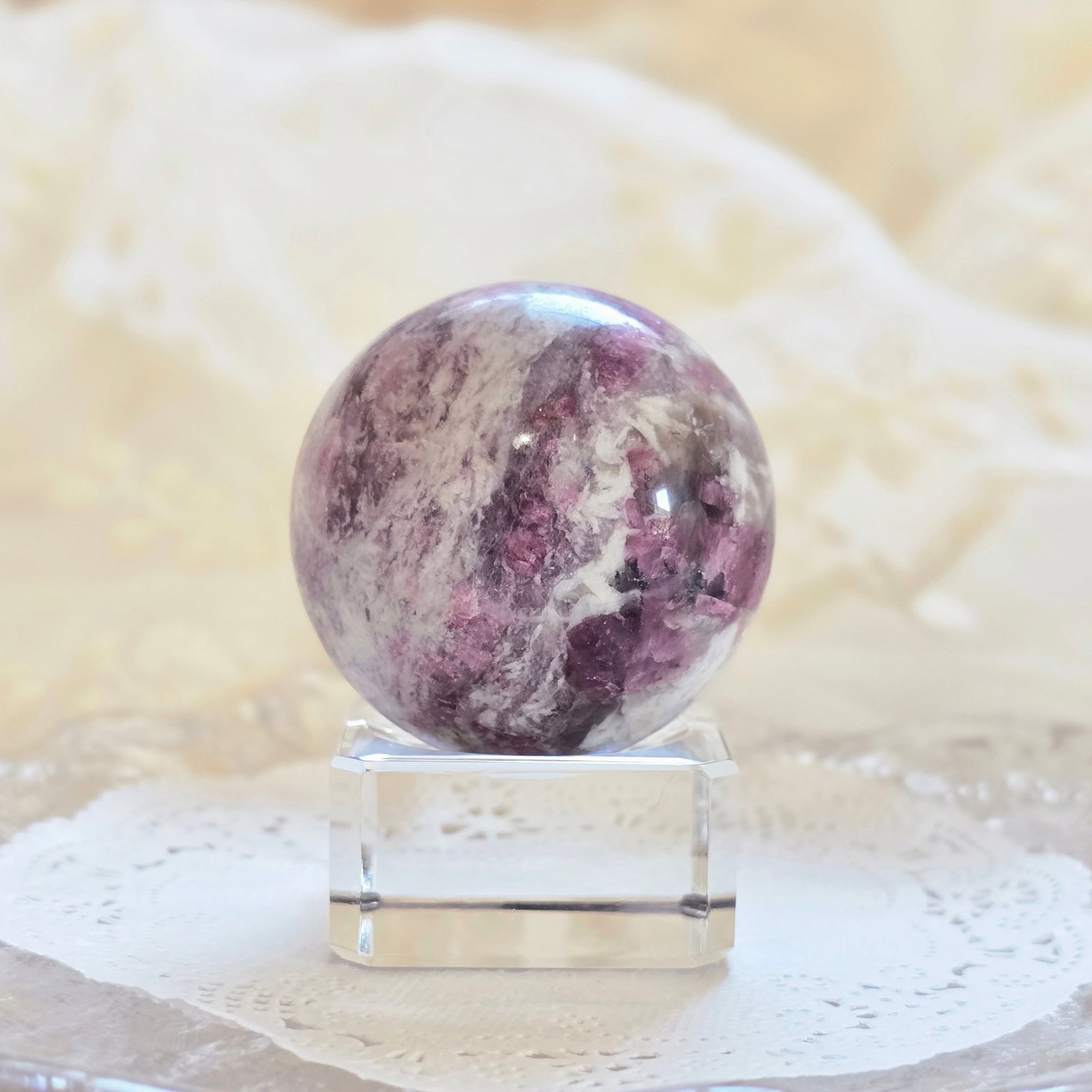 ブラジル産 アイオライト スフィア 高品質 ◎星空の煌めき