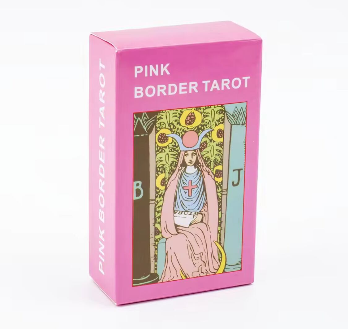 ピンクボーダータロットカード