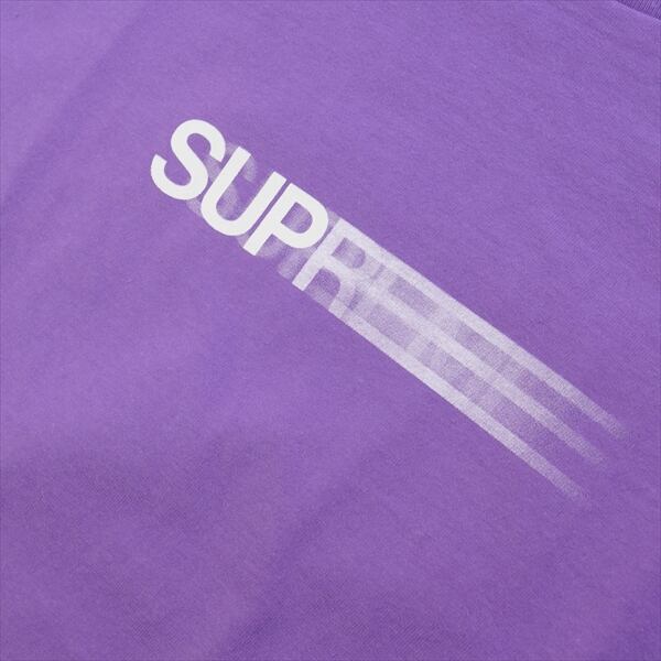 【S】Supreme Motion Logo Tee Purple