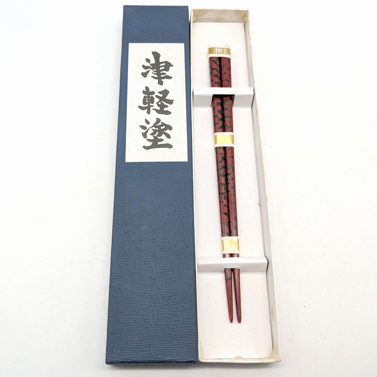 津軽塗（唐塗）バカ塗り・箸・漆器・No.230929-09・梱包サイズ60